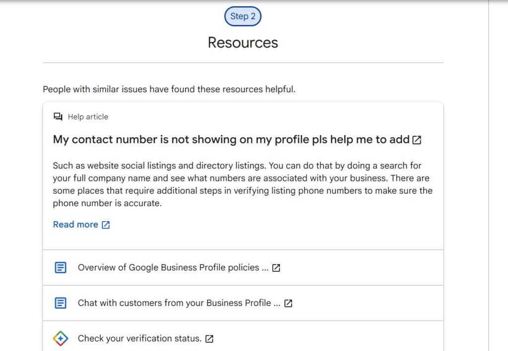 Google Business Profile resources