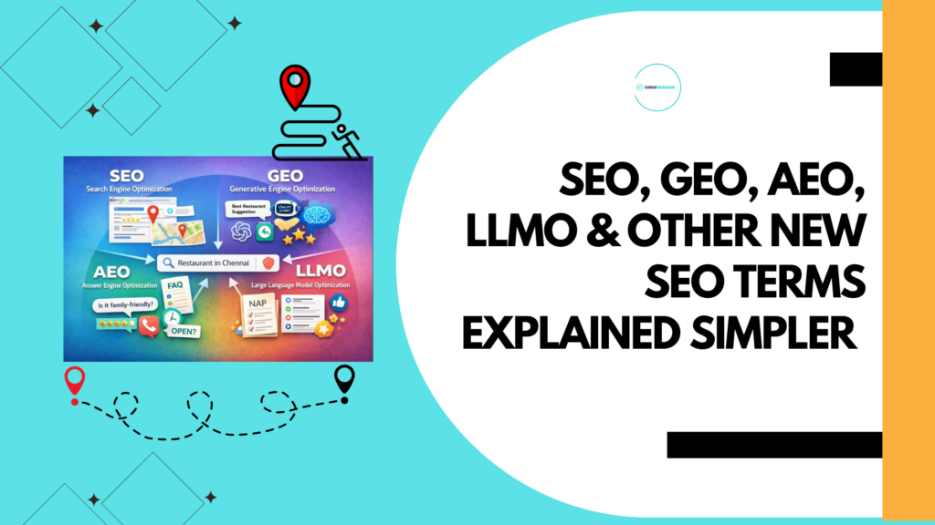 SEO, GEO, AEO & LLMO Explained the way Simpler (With Example) 2 SEO, GEO, AEO, LLMO & Other New SEO Terms Explained Simpler